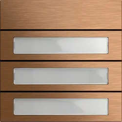 Gira 5533921 Ruftastenmodul 3f System 106 Bronze(PVD)