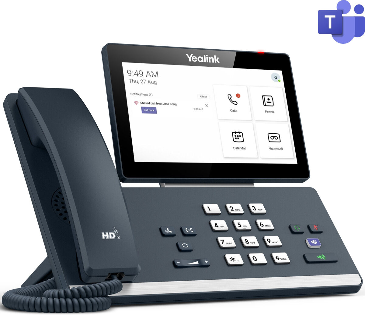 Yealink MP58 - Version Microsoft Teams Un téléphone de bureau nouvelle génération pour des conversations en haute définition.
