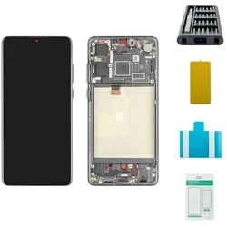 Kaputt.de Huawei P30 Display (mit Rahmen) schwarz - Premium-Set (Display, Huawei P30), Mobilgerät Ersatzteile, Schwarz