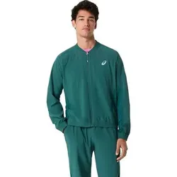 ASICS Herren Jacke MATCH JACKET, Größe S in Grün Grün