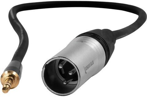 Kondor Blue 16in XLR Male to 3.5mm Male Mini TRS Cable (KB-XLR35)