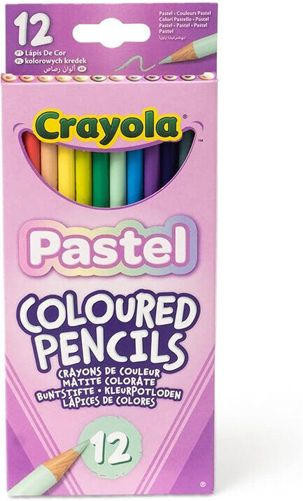 BRINQUEDO CRAYOLA LAPIS PASTEL 12U