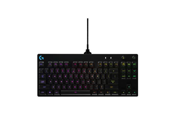 Logitech G Pro, Avec fil, USB, Clavier mécanique, AZERTY, LED RGB, Noir 920-009390