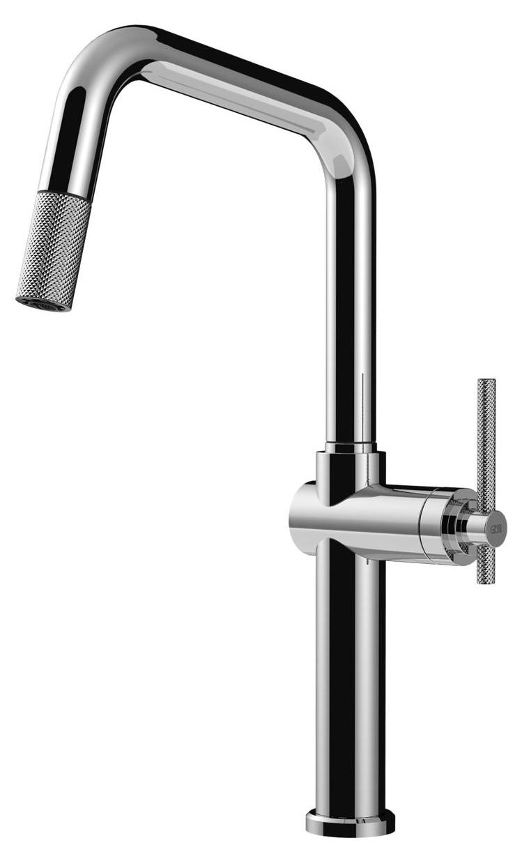 Gessi 60670, Ziehen, Chrom, Hebelgriffe, Einzelbild, 031 - chrome, Type U