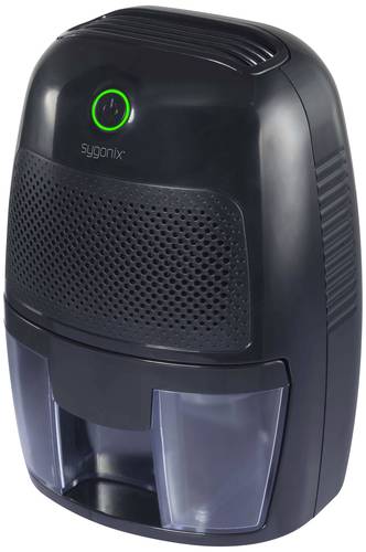 Sygonix Luftentfeuchter 20m² 22.5W 0.25 l/Tag Schwarz
