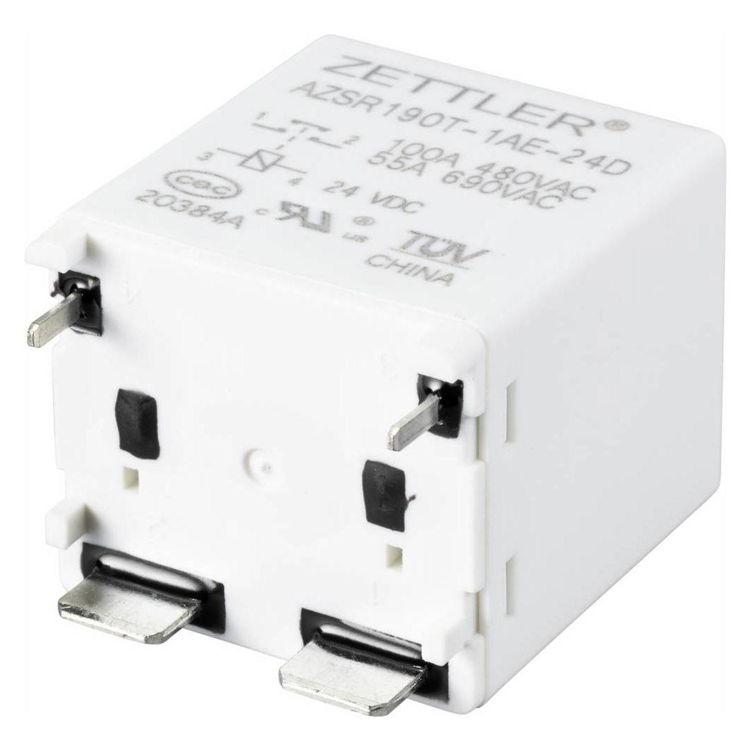 Zettler 100 A Miniatur-Leistungsrelais, 24 V (AZSR190T-1AE-24D)