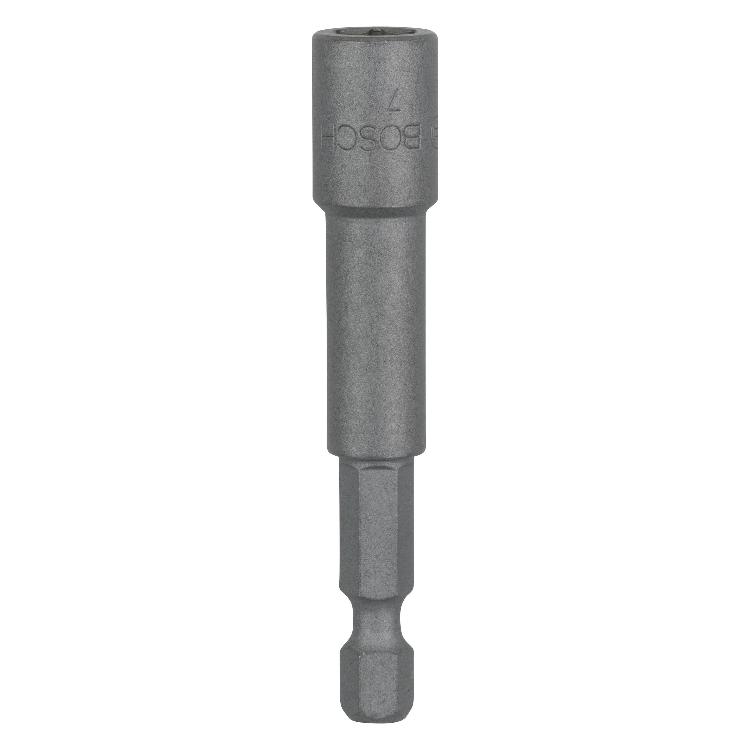 Bosch Professional Zubehör Steckschlüssel, 65 x 7 mm, M 4 (7 mm) (2608550041)