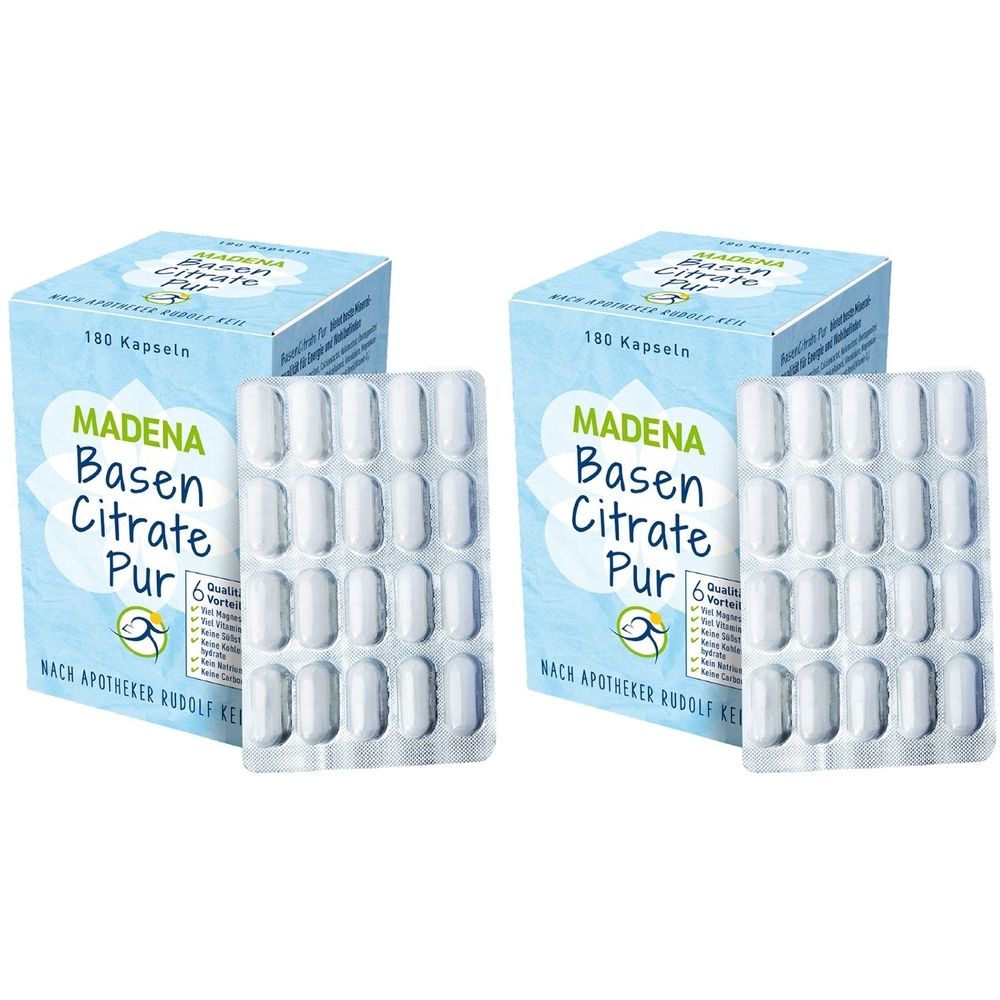 Basen Citrate Pur n.Apotheker Rudolf Keil Kapseln 2x 2x180 St