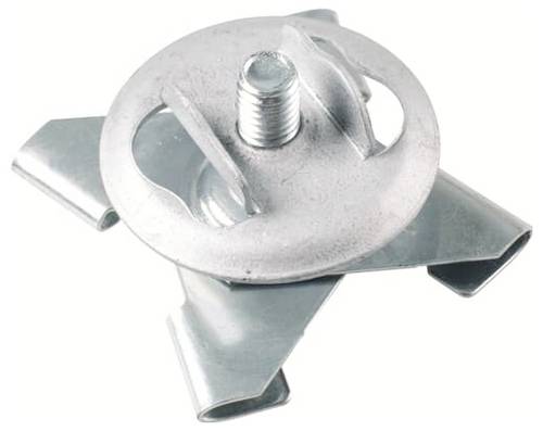ABB E-Klips JHX-16S Trägerklammer T-Profil-Schienen-Clip mit Schraubnuss Trägerklammer 25mm Federstahl 7TCA084030R1441 100 St.