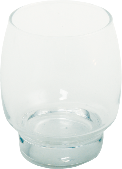 Bravat Metasoft Ersatz Glas 601801 bauchig klar