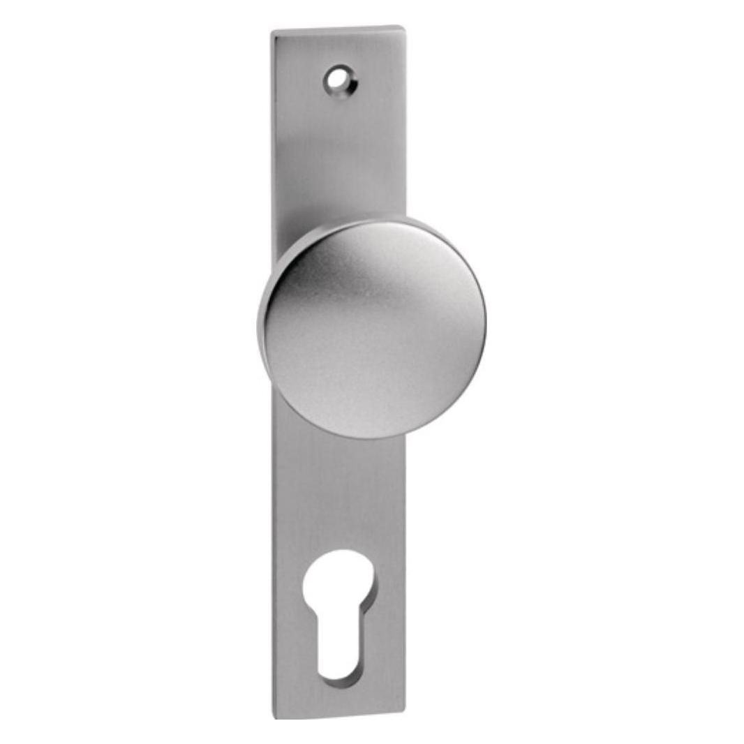 EDI Schlosskasten-Knopf 1317/7020 fest Aluminium F1 / naturfarbig Vierkant 8 mm (1 Stk.) (1317/7020/01)