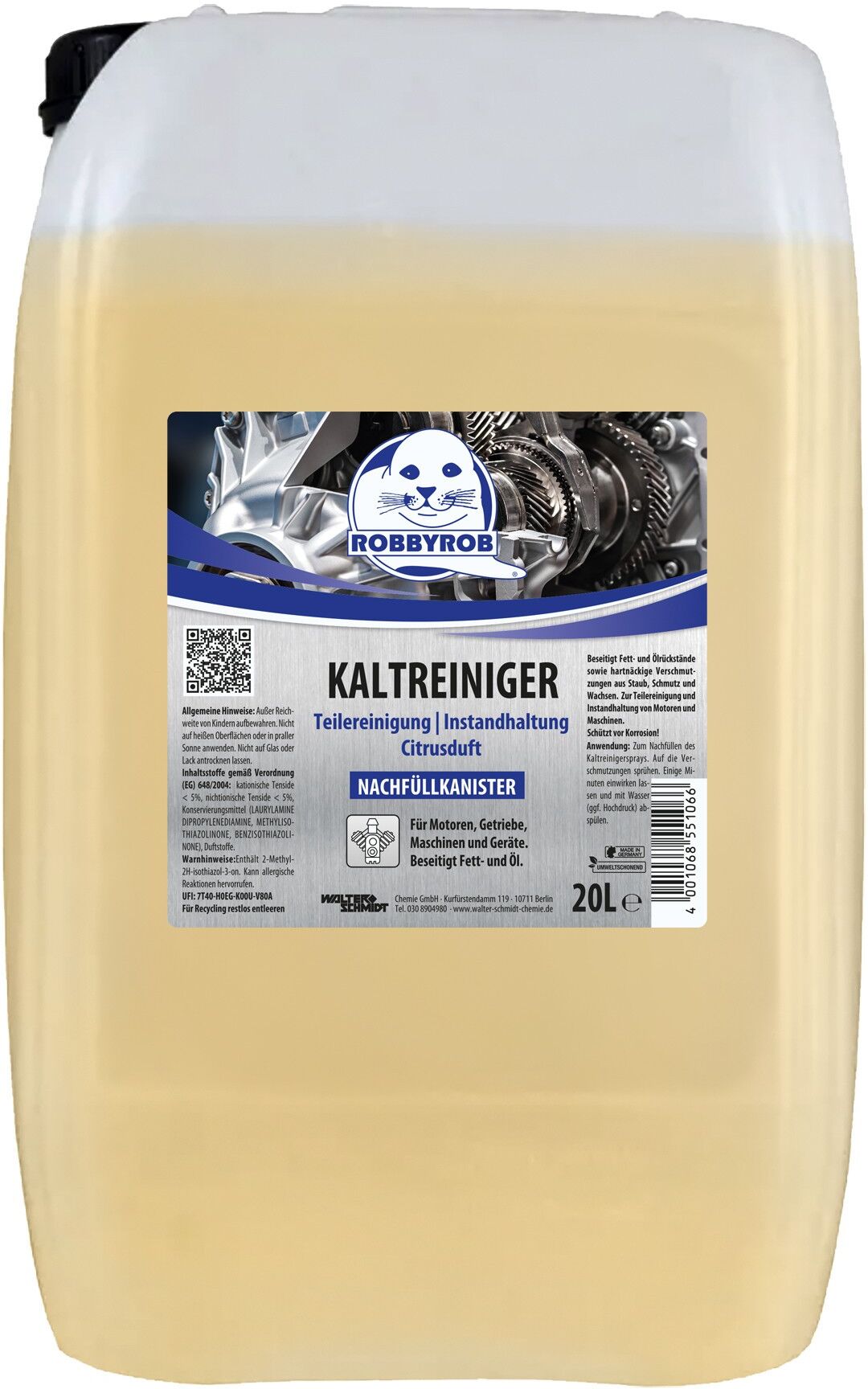 Walter Schmidt Chemie Kaltreiniger (20 L) 4620000000 20l