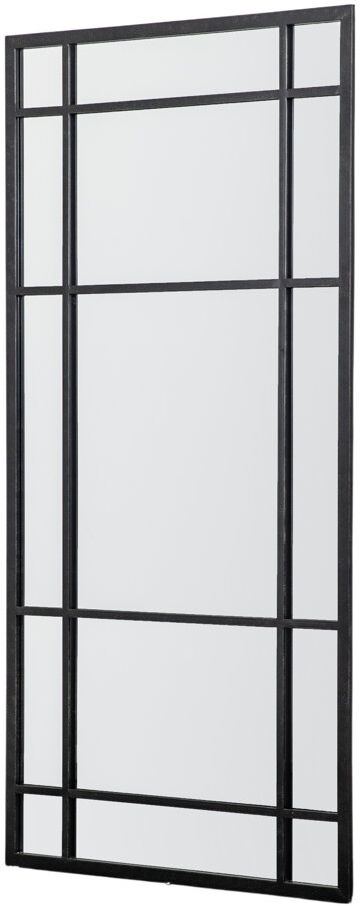 Gallery Direct Rectangle Mirror Black 75cm H X 150cm W X 2.5cm D
