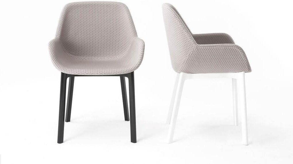 Kartell Clap Sessel (grau / Stoff Melange grau) grau / Stoff Melange grau