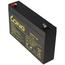 Kung Long WP7-6 Akku Blei 6 Volt 7Ah, Faston 4,8mm