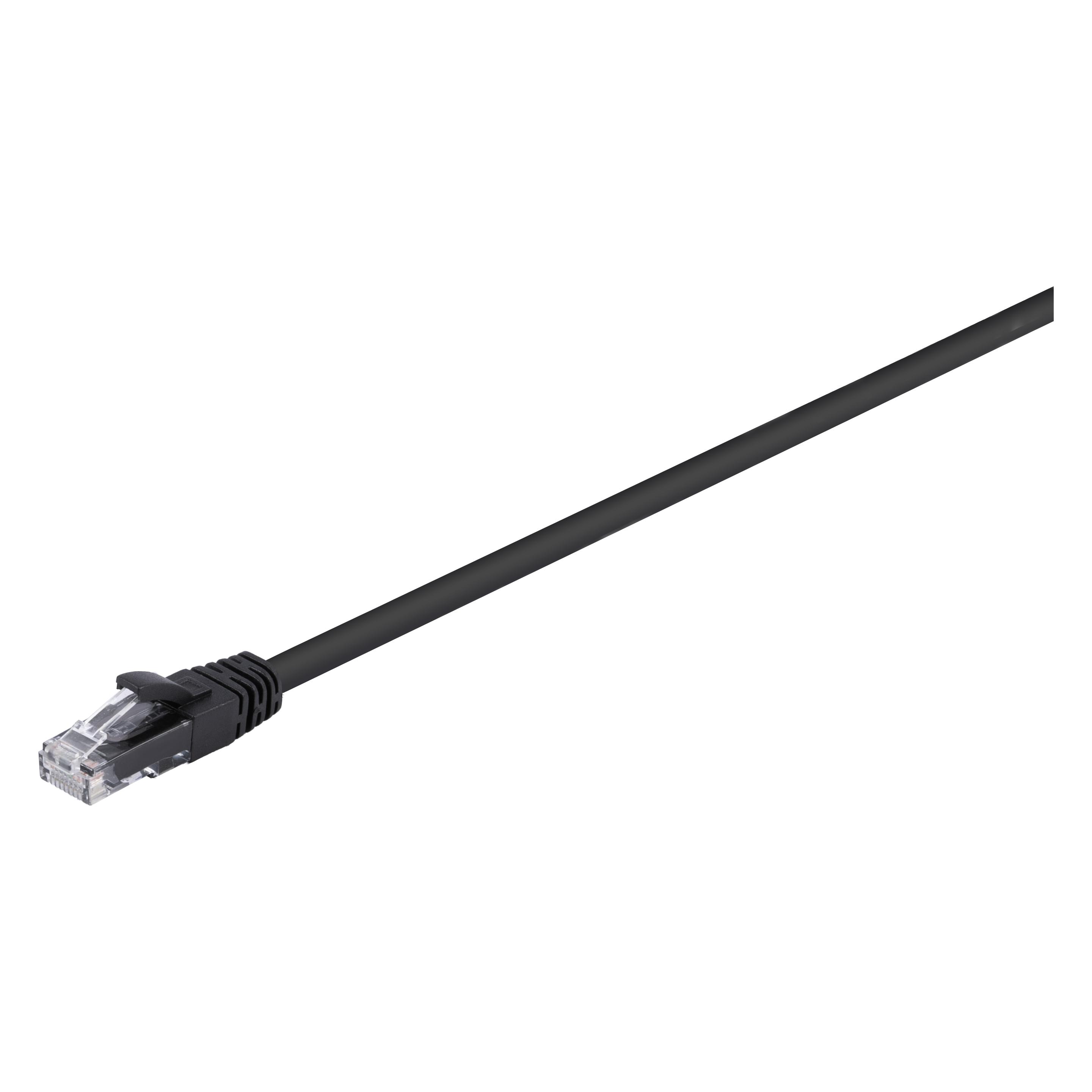 Fuj Tek CAT6A U/UTP Network cable, 5 m, black (U/UTP, CAT6a, 5 m) (46366268)