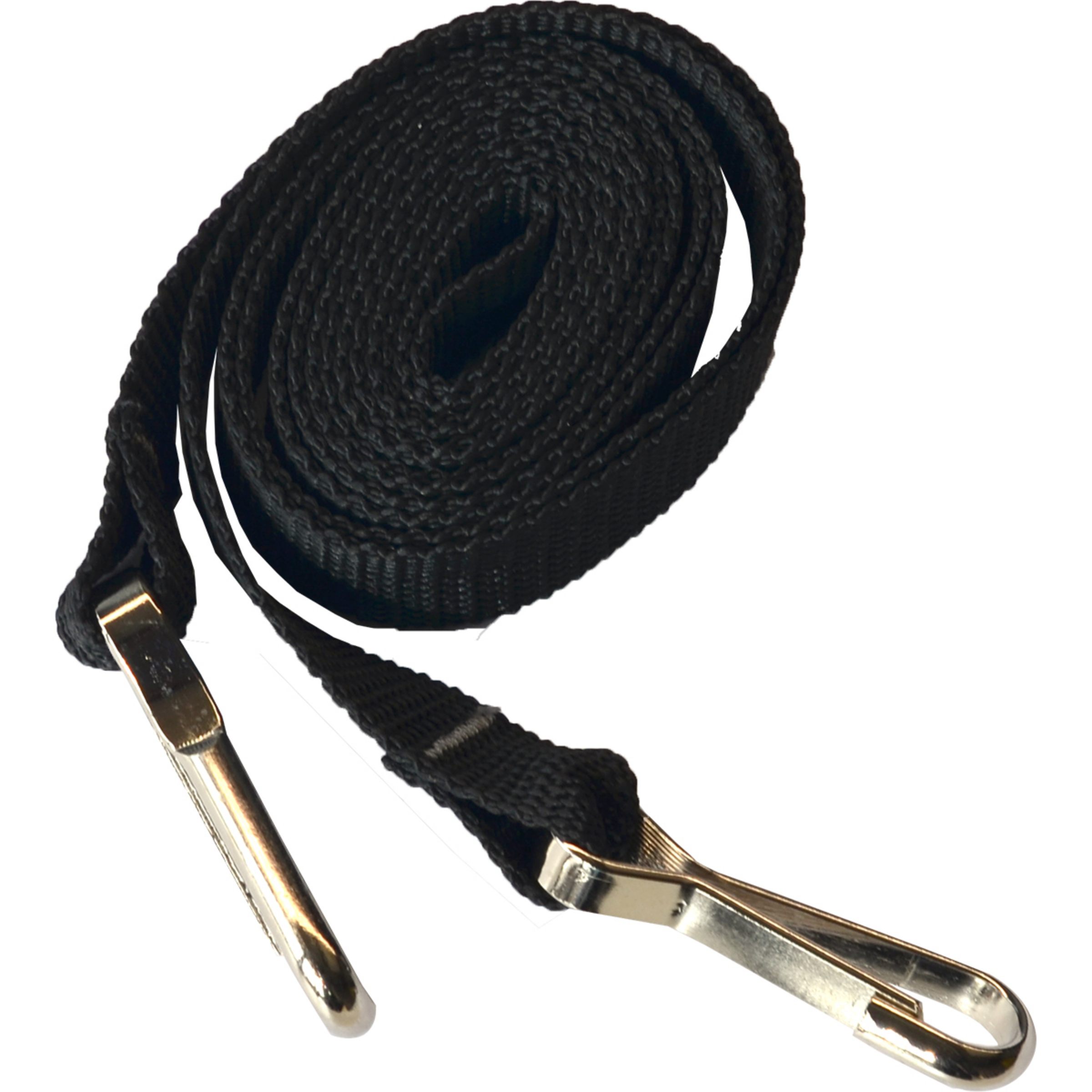 Gasser Lenkriemen m. Schlaufe - Nylon-Gurtband Rodel schwarz Rodeln