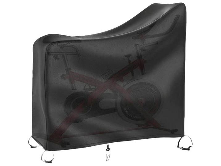 Fahrradabdeckung Schwarz Wetterfest 210D Oxford-Stoff Universalgröße, 129x61x145 cm, Freizeit & Co, Sport & Fitness, Fahrräder, Fahrradzubehör