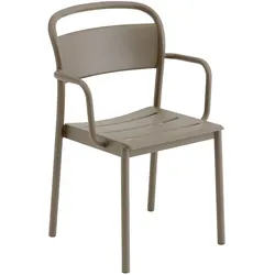Muuto Linear Steel Armlehnstuhl, taupe