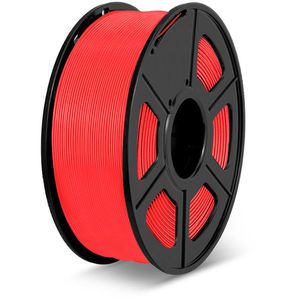 Sunlu Filament PLA, rot, 1,75mm, biobasiert, geruchsarm, 1kg Spule