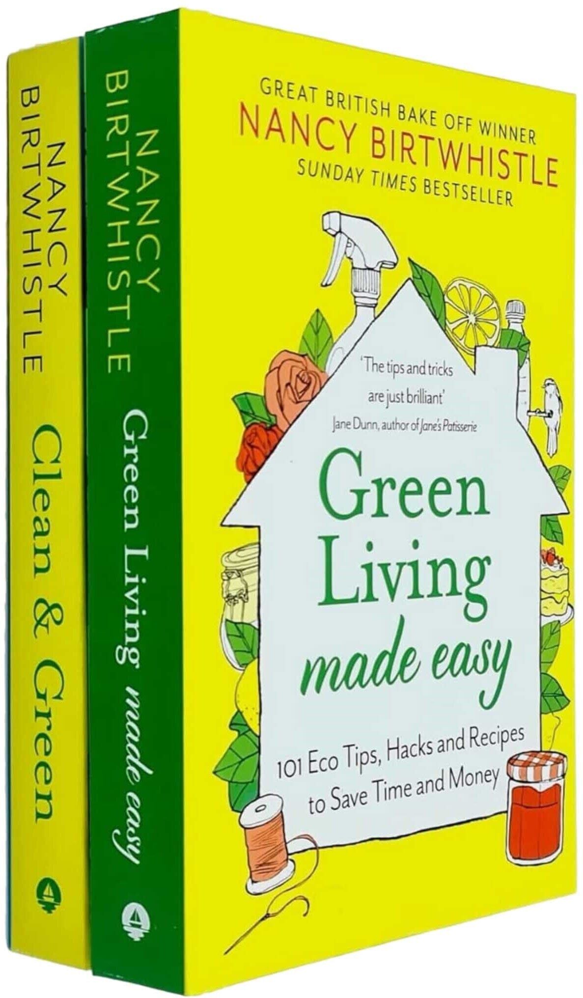 Nancy Birtwhistle Green Gardening (Clean And Green & Green Living Made Easy) 2 Books Set - Non Fiction- Paperback Pan Macmillan