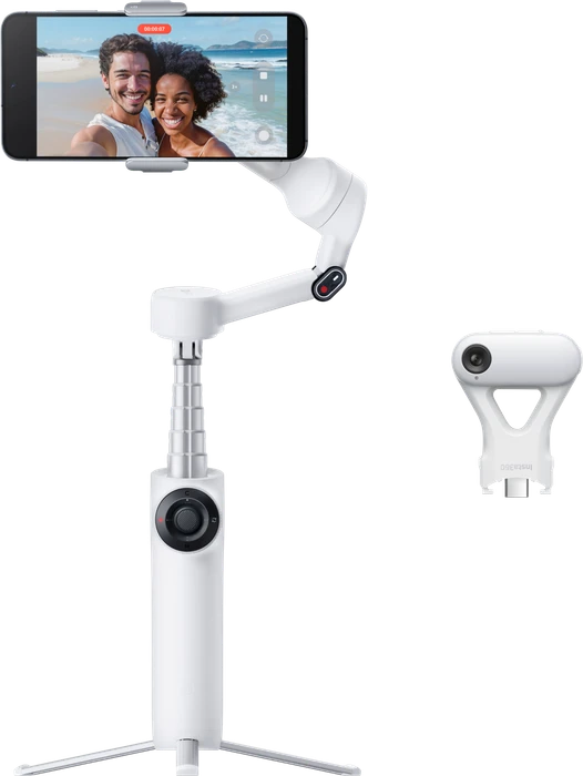 Insta360 Flow 2 AI Tracker Bundle Summit White
