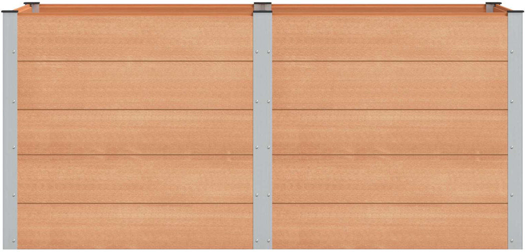 Dakota Fields Planter Brown 91cm H x 200cm W x 100cm D