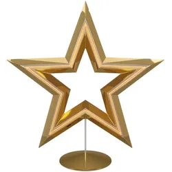 LED-Leuchte Freestar sompex goldfarben, Designer Lexis Kraft, 28.8x30 cm