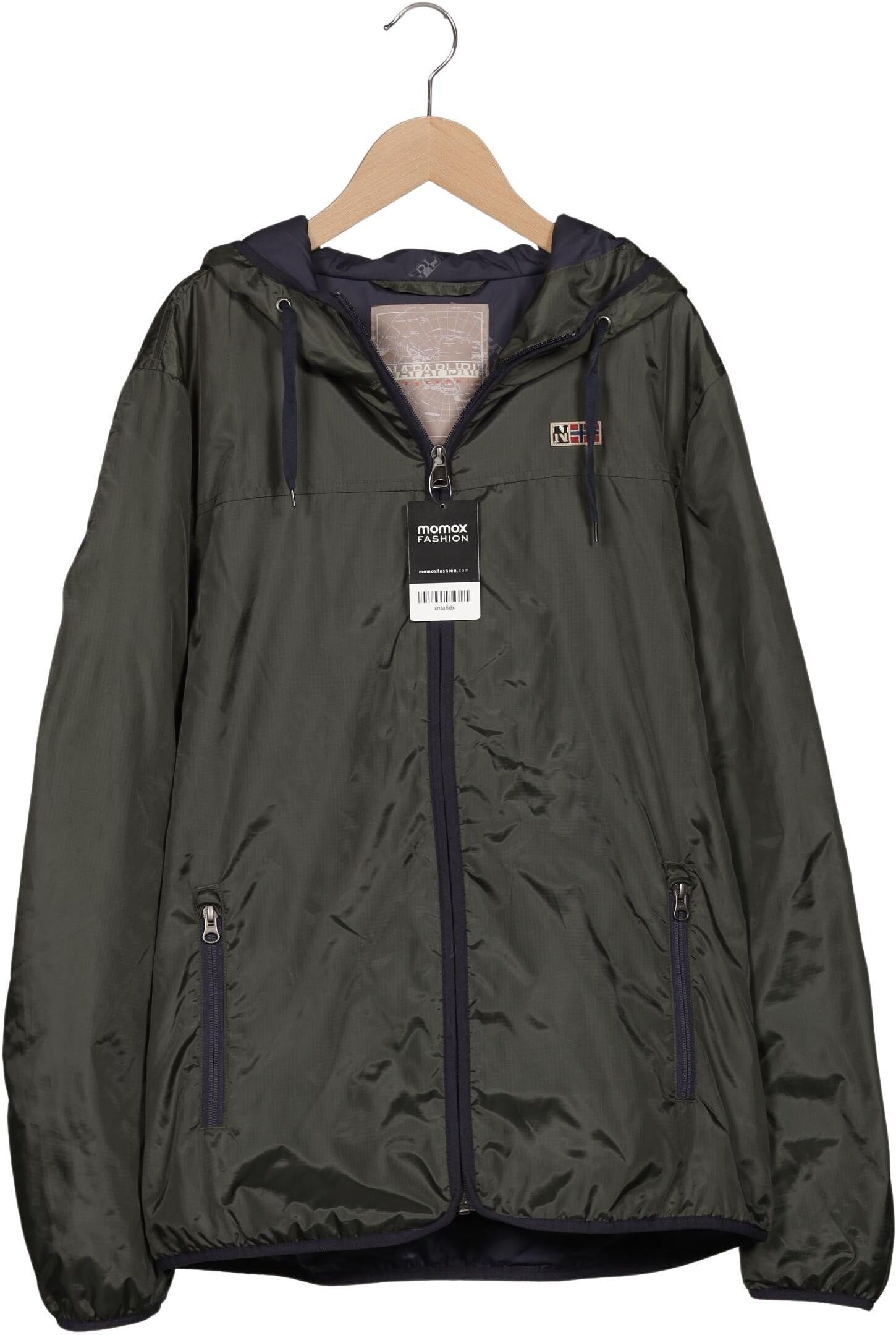 Napapijri Herren Jacke, Grün, Gr. L, Synthetik - Second Hand