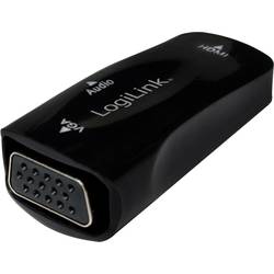 LogiLink CV0108 HDMI Adapter [1x HDMI-Buchse - 1x VGA-Buchse] Schwarz 0.004 m