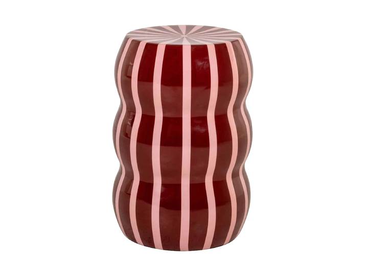 Design Beistelltisch „Yalou“ Dunkelrot, Rosa Richmond Interiors
