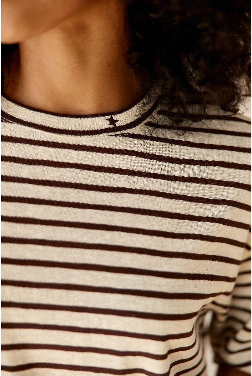 LA PETITE ETOILE T-shirt manches courtes à rayures, TAIS