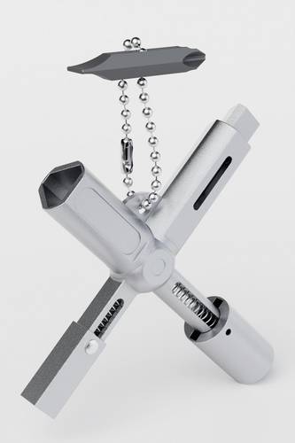 Greate 10001 xKey Universalschlüssel mit Wendebit 1St.
