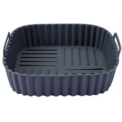 FACKELMANN Silikonform Airfryer »eckig gerillt« 21 cm, 21 cm