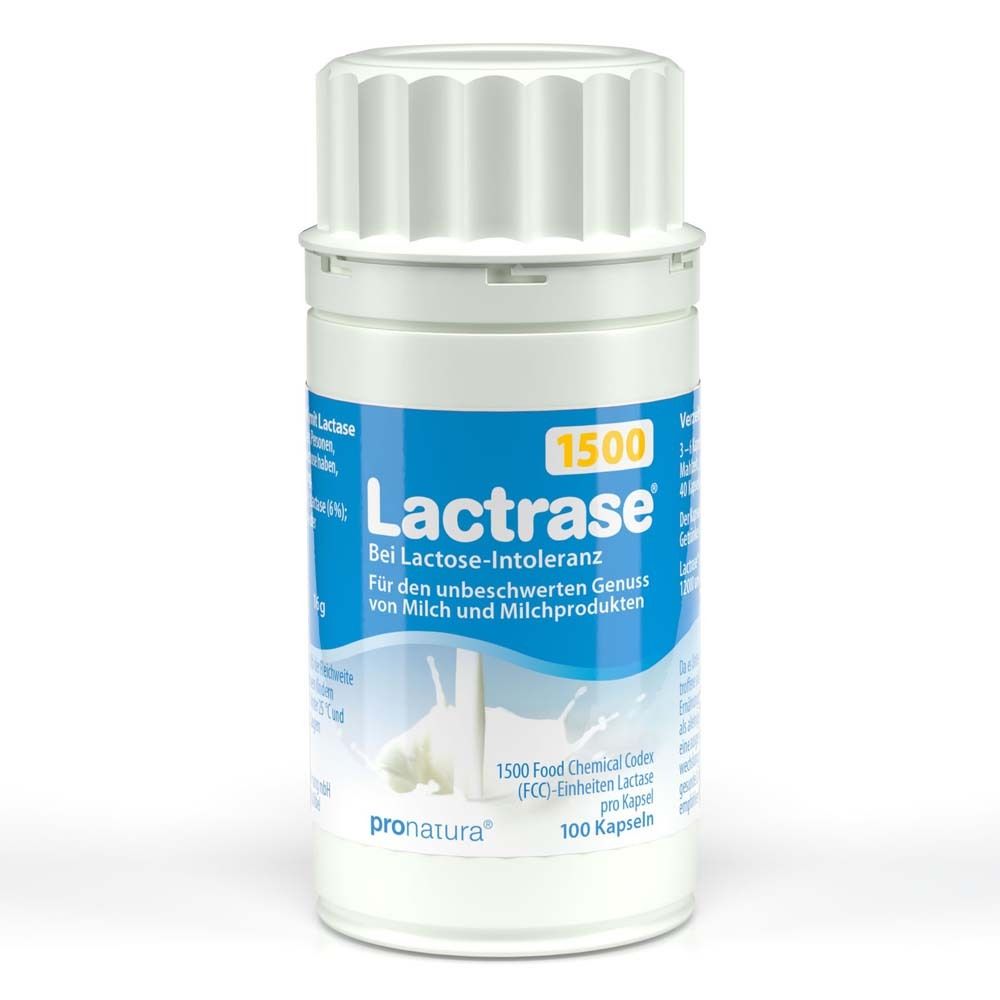 Lactrase 1.500 FCC Kapseln 100 St