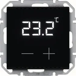 Berker 81582005 Temperaturregler KNX Secure Schwarz