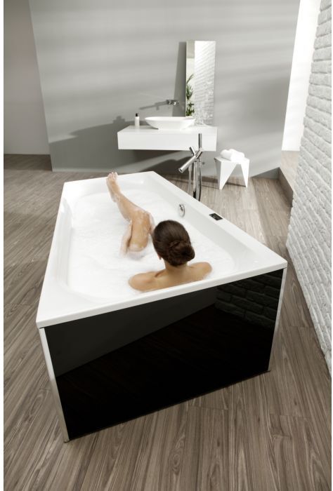 Hoesch Thasos Badewanne 3748.010 175x110cm, rechte Ausführung, weiss