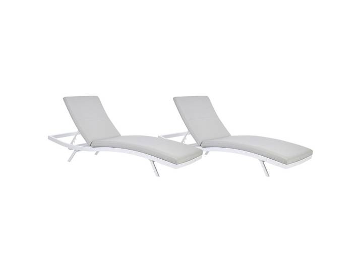 GARTENLIEGE 2er Set Grau Amelia