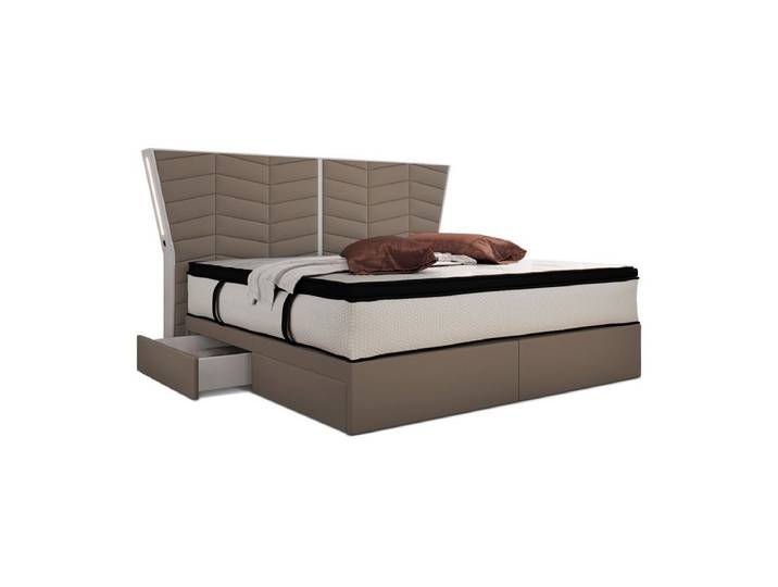 Sofa Dreams Boxspringbett Novara - Microfaser, mit Matratze, Topper, LED-RGB-Licht, Fernbedienung