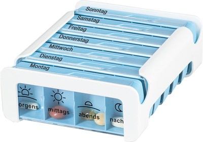 WEPA Apothekenbedarf GmbH & Co KG ANABOX Compact 7 Tage Wochendosierer blau/weiß 1 St 14165727