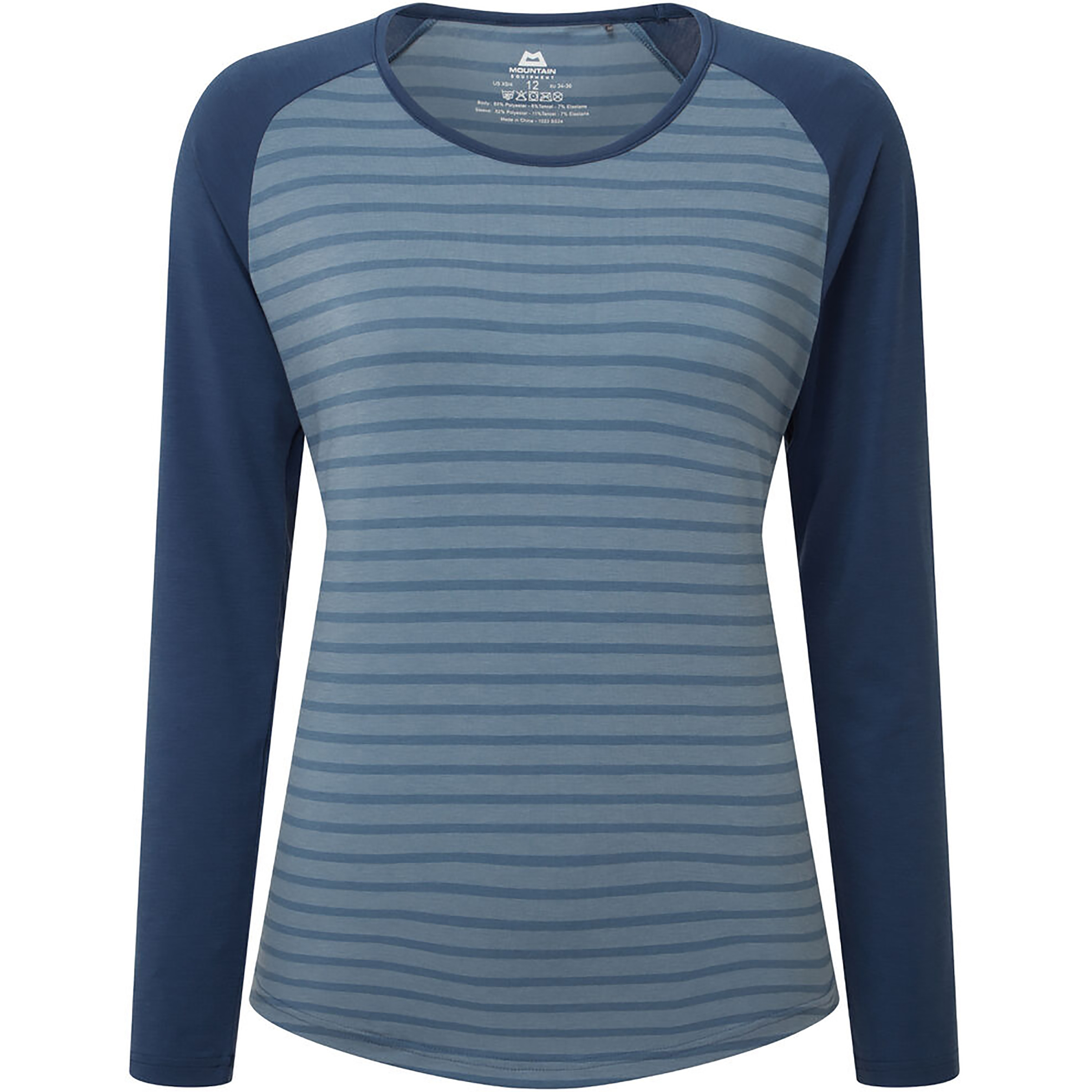 Mountain Equipment Redline Damen Longsleeves blau Größe L Trekking Atmungsaktiv Lyocell (Tencel)