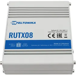 Teltonika RUTX08, Router, Schwarz, Grau