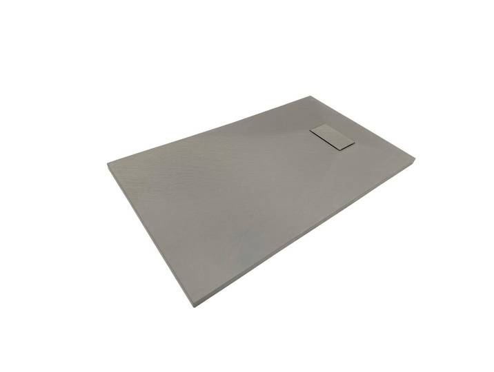 Schneidbare Duschtasse SMC 80x80 cm grau