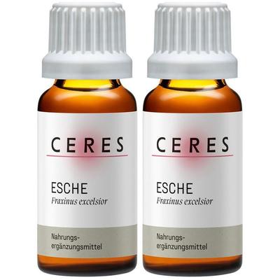 Ceres Esche Fraxinus excelsior Extrakt Tro.z.Einn. 2x 2x20 ml Tropfen zum Einnehmen