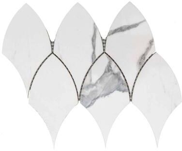 The Tile Life Stately Duchess 8x12 Porcelain Mosaic Floor & Wall Tile