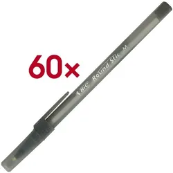 BIC Kugelschreiber »Round Stic Simply« 60 Stück schwarz