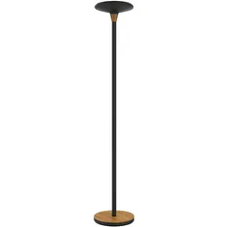 UNiLUX Stehlampe 44.6 W schwarz/bambus
