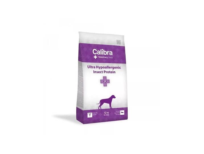 Calibra Veterinary Diets Dog Ultra-Hypoallergenic Insect - Trockenfutter für Hunde - 12kg