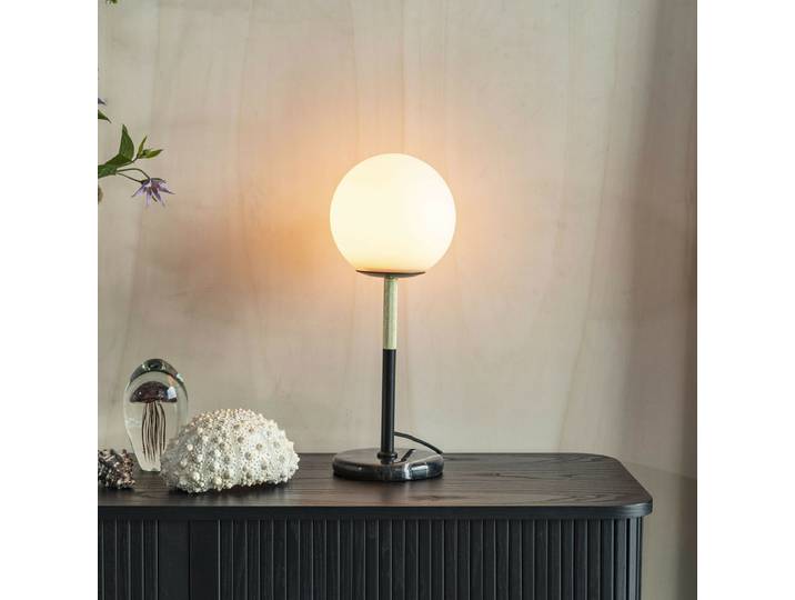 Zuiver Tafellamp Orion Glas, 45cm - Wit