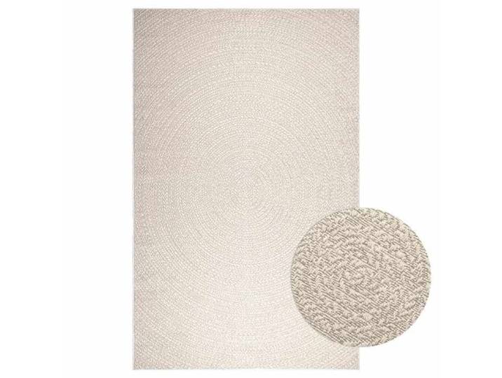 Tapis-Tapis de salon-Tapis Chambre ZIZUR crème 200x290 cm aspect de jute intérieur extérieur 418062